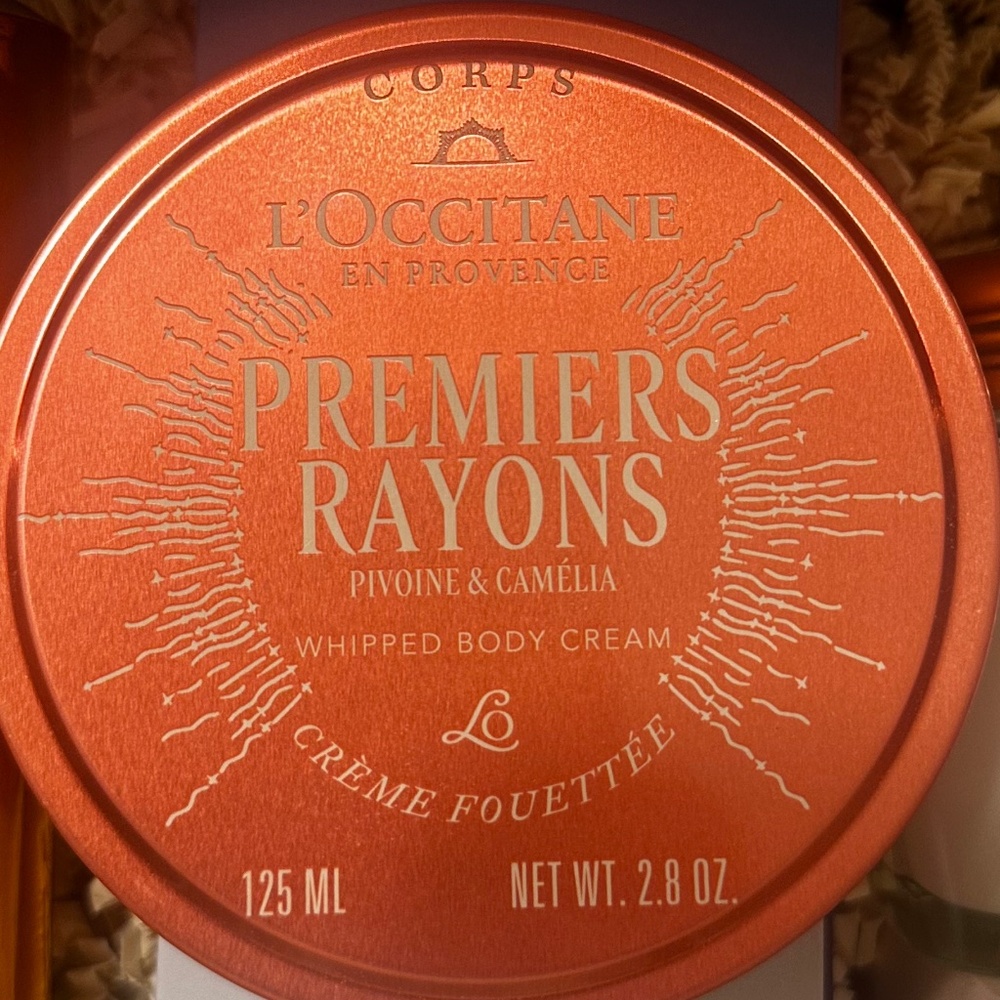 L'Occitane Premiers Rayons Whipped Body Cream 2.8oz.